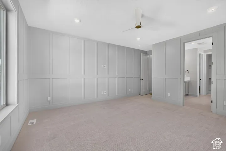Main floor primary suite
