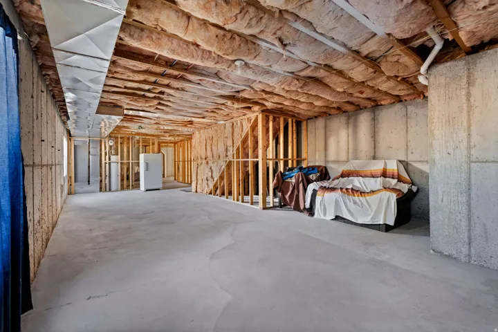 Unfinished Basement: Room to add three large bedrooms, an expansive family room, and a full bath (and still retain storage room)