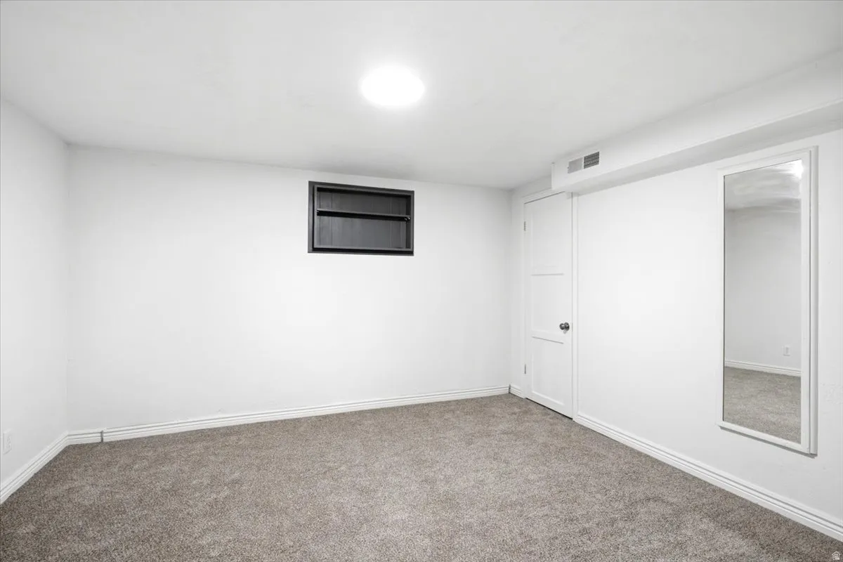 Basement bedroom