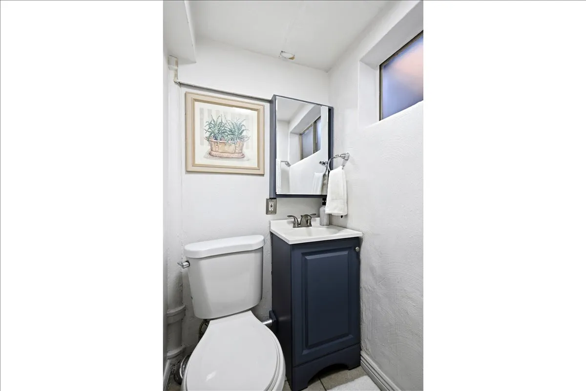 Basement bathroom