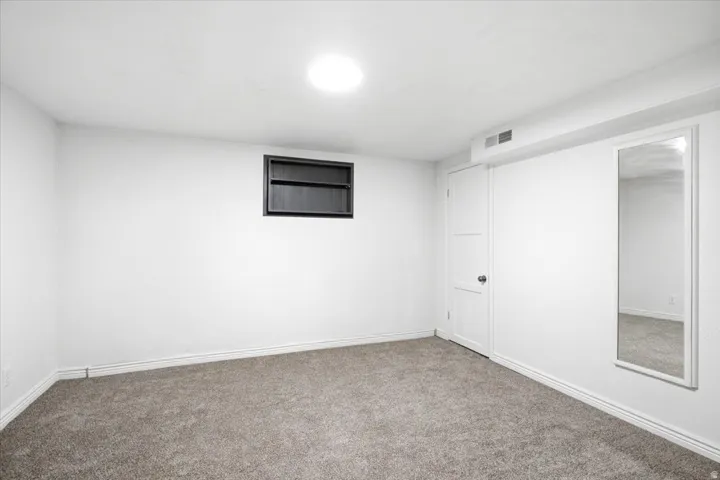 Basement bedroom