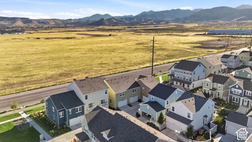 Residential development featuring multiple properties with varied exterior finishes
