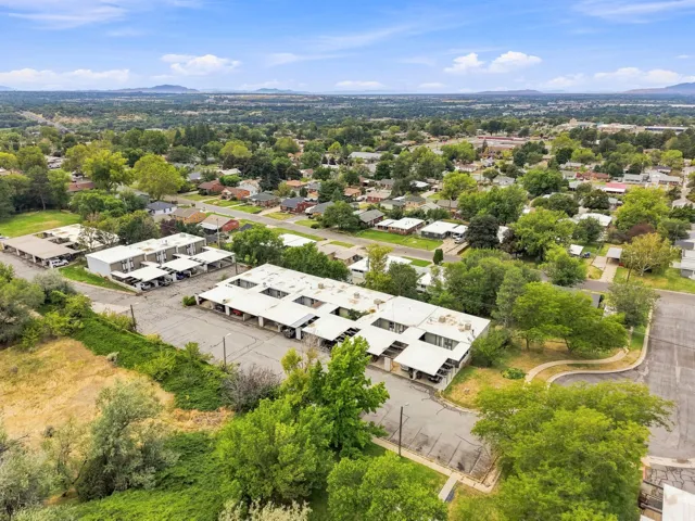 Multi-unit residential structures with covered parking