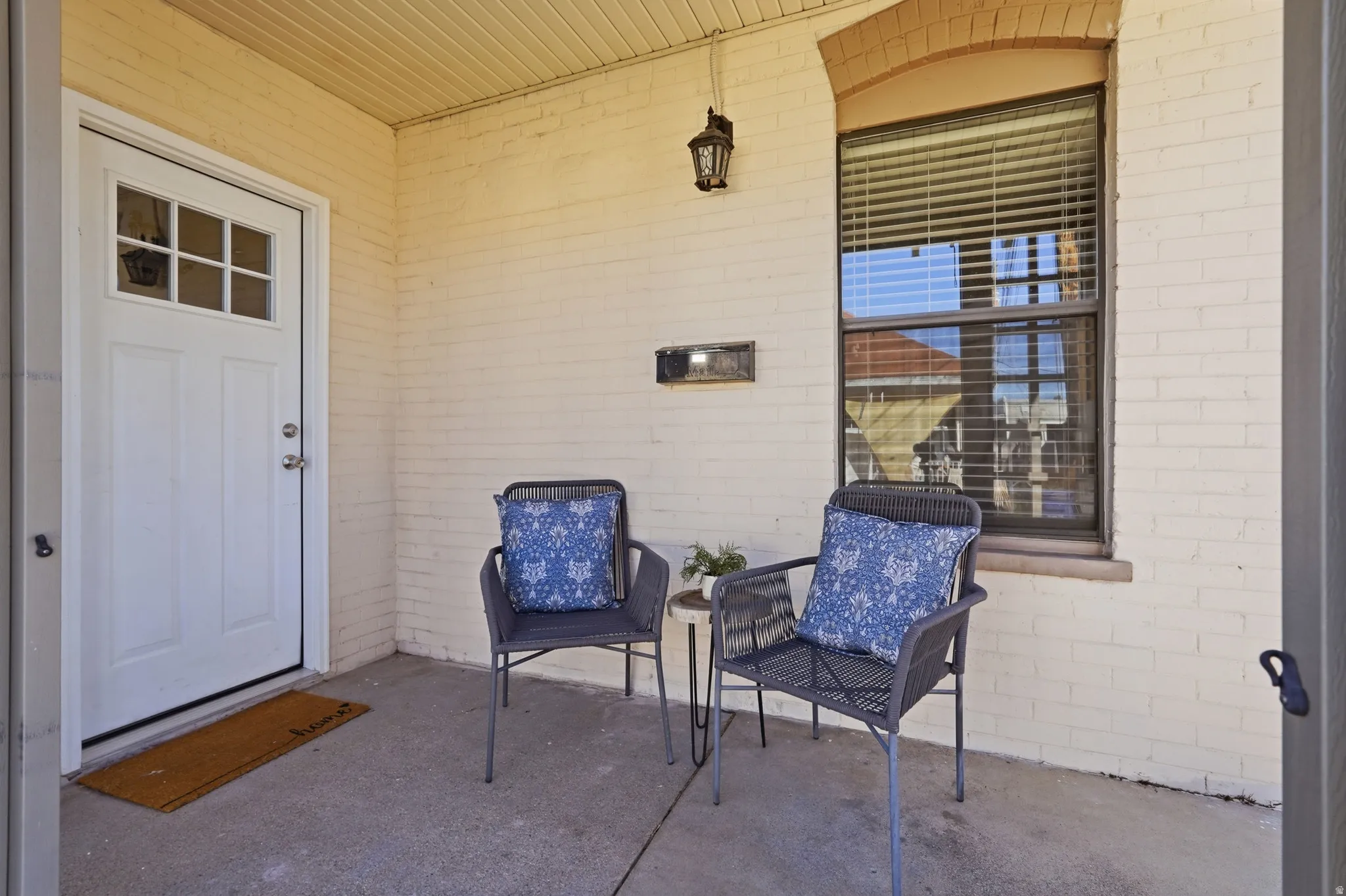Covered front porch