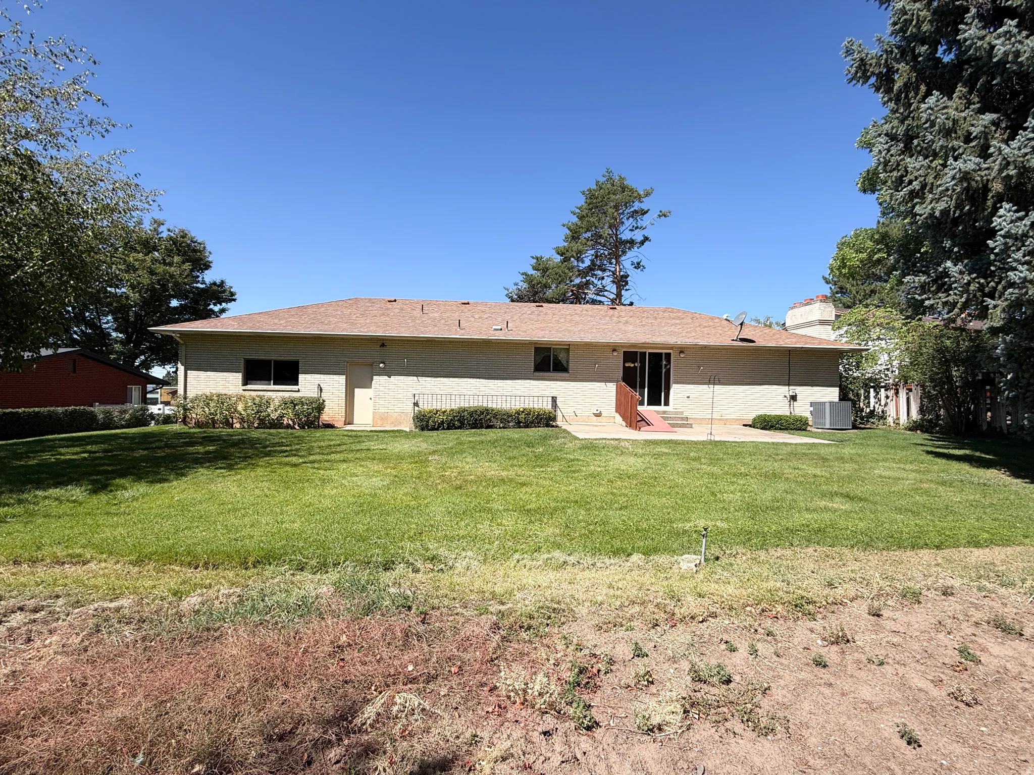 Back Side View of Home and Yard