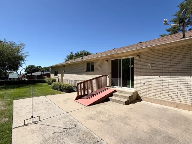 Back Side View of Home and Patio