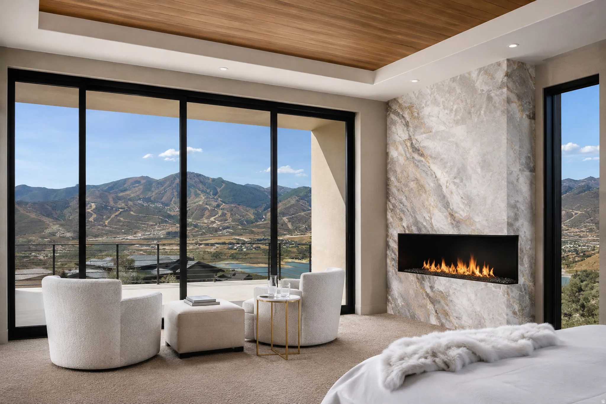 Digital Rendering of Primary Suite