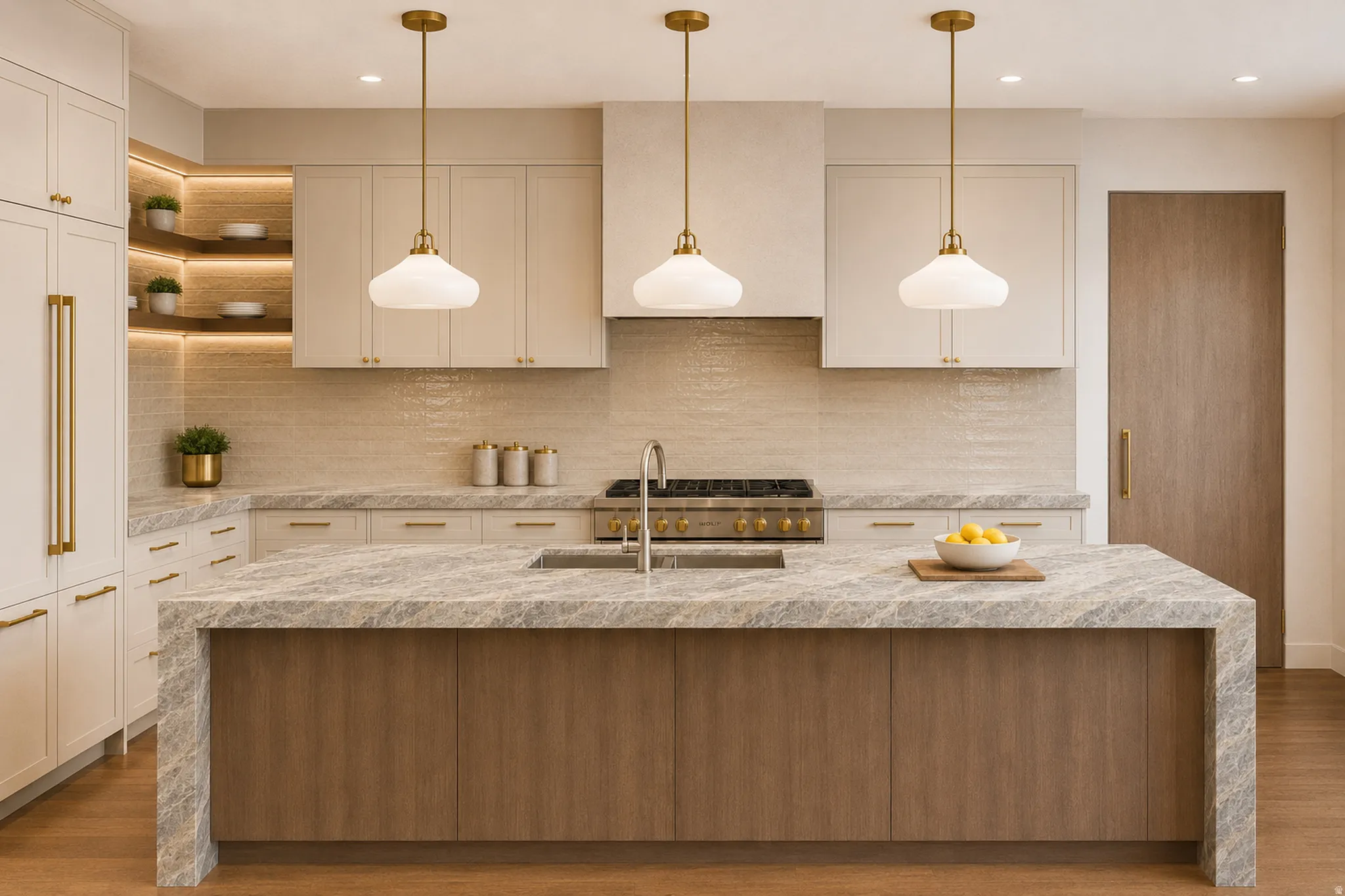 Digital Rendering of Kitchen