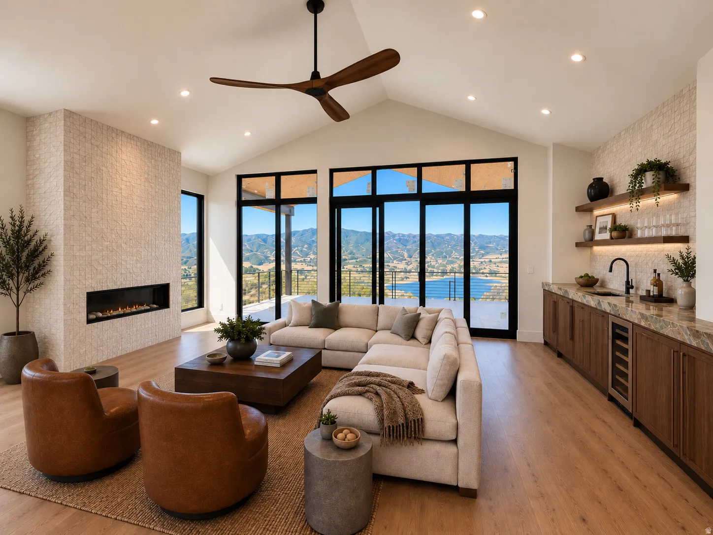Digital Rendering of Family Room