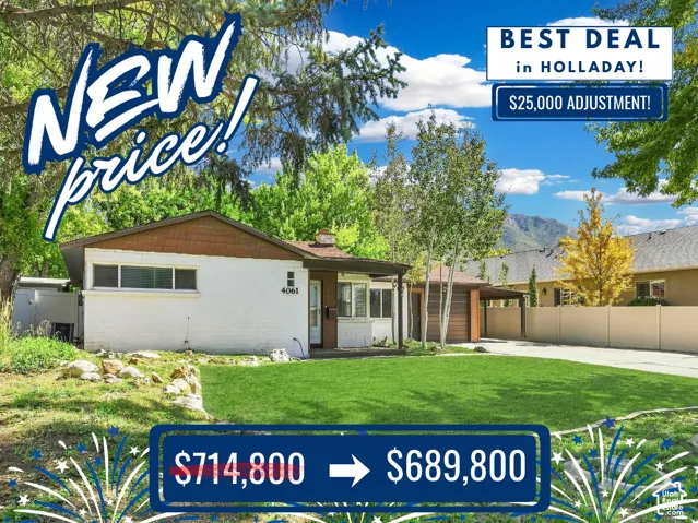$25,000 PRICE ADJUSTMENT!  Priced $25,000 below recent appraisal!