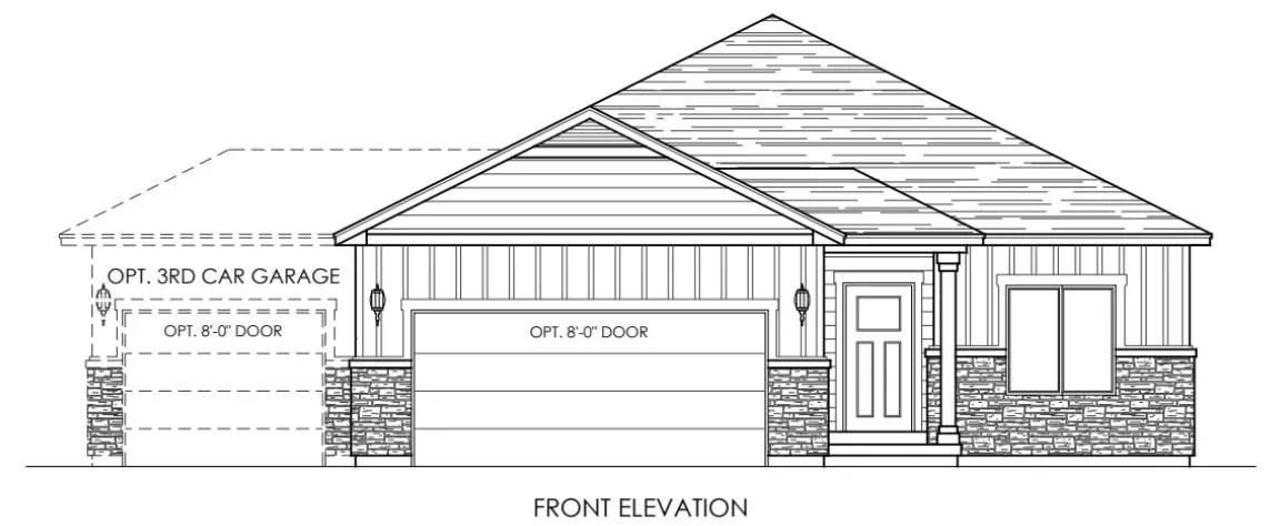 BAXTER - CRAFTSMAN ELEVATION