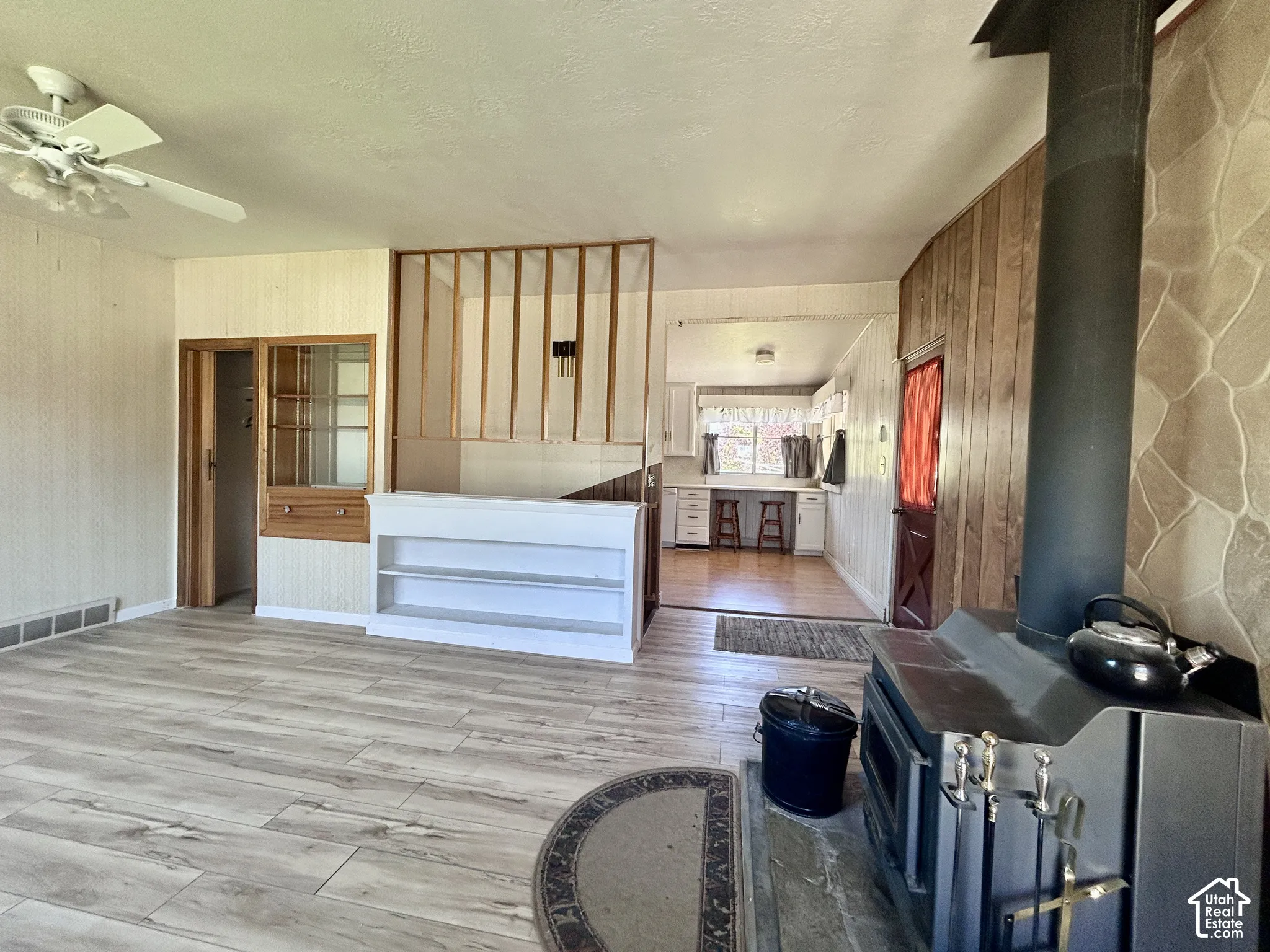 Living Room opens to kitchen for a spacious feeling