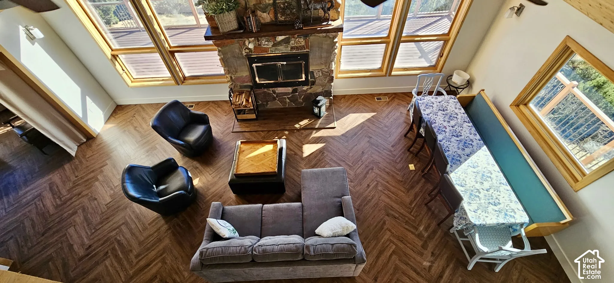 View from overlooking loft.