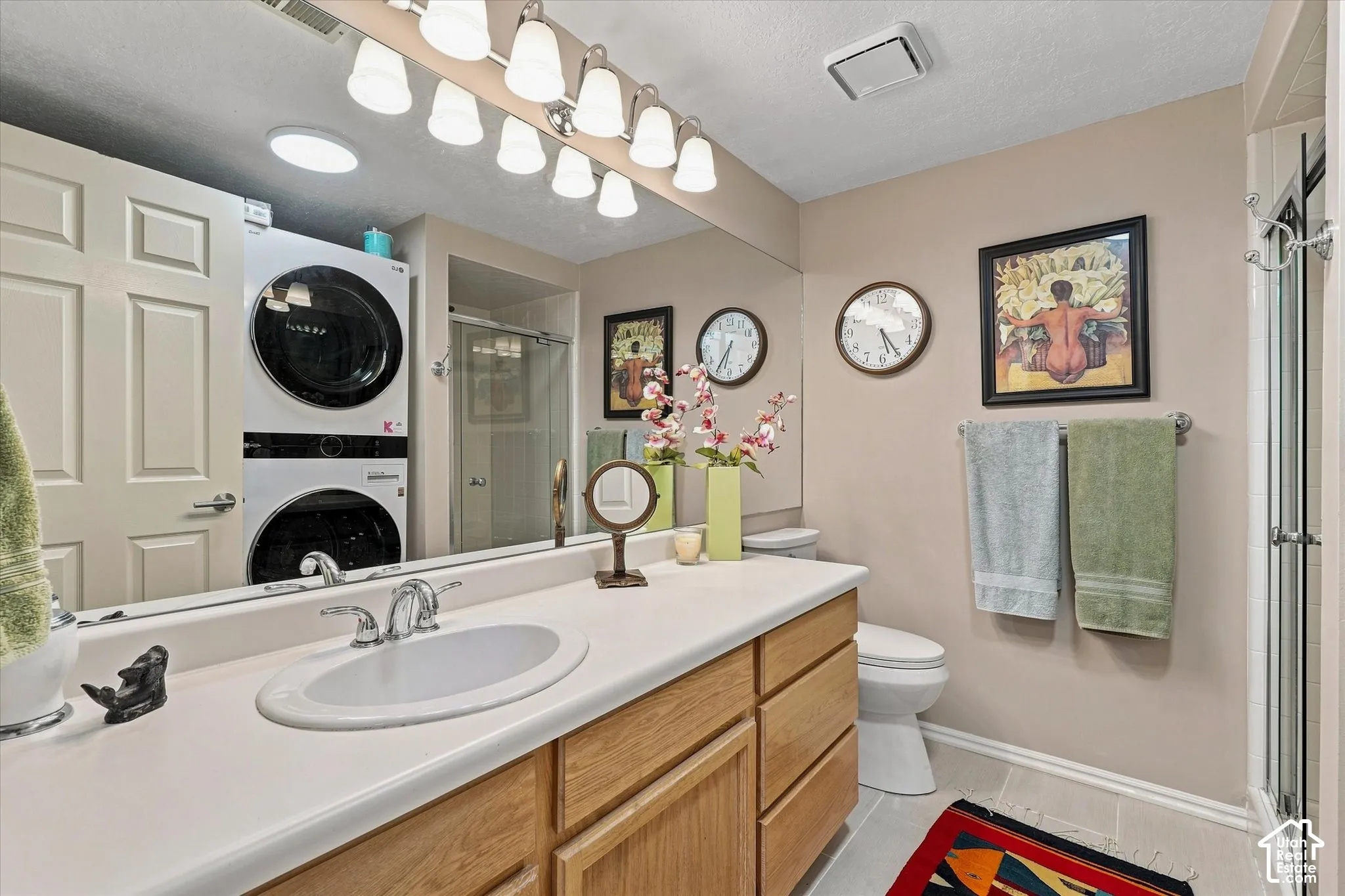 Basement Bathroom & Laundry Room