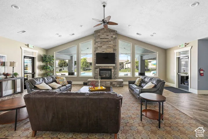 Clubhouse reception room