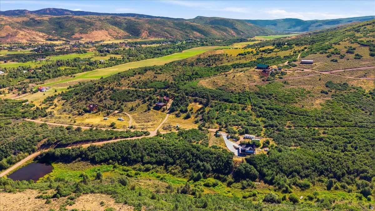 Expansive natural landscape featuring rolling hills and abundant trees