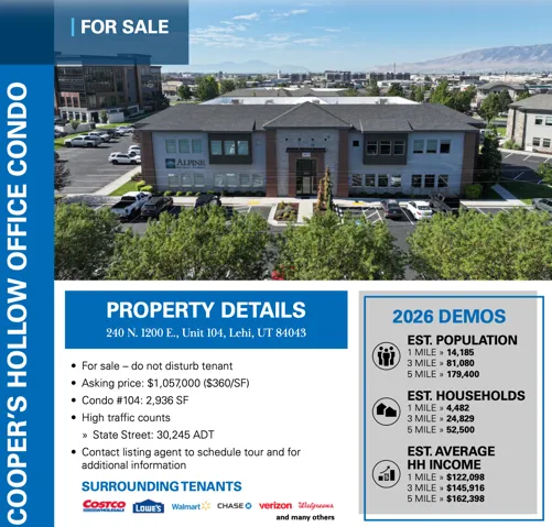 240 N 1200 E #104, Lehi, Utah 84043