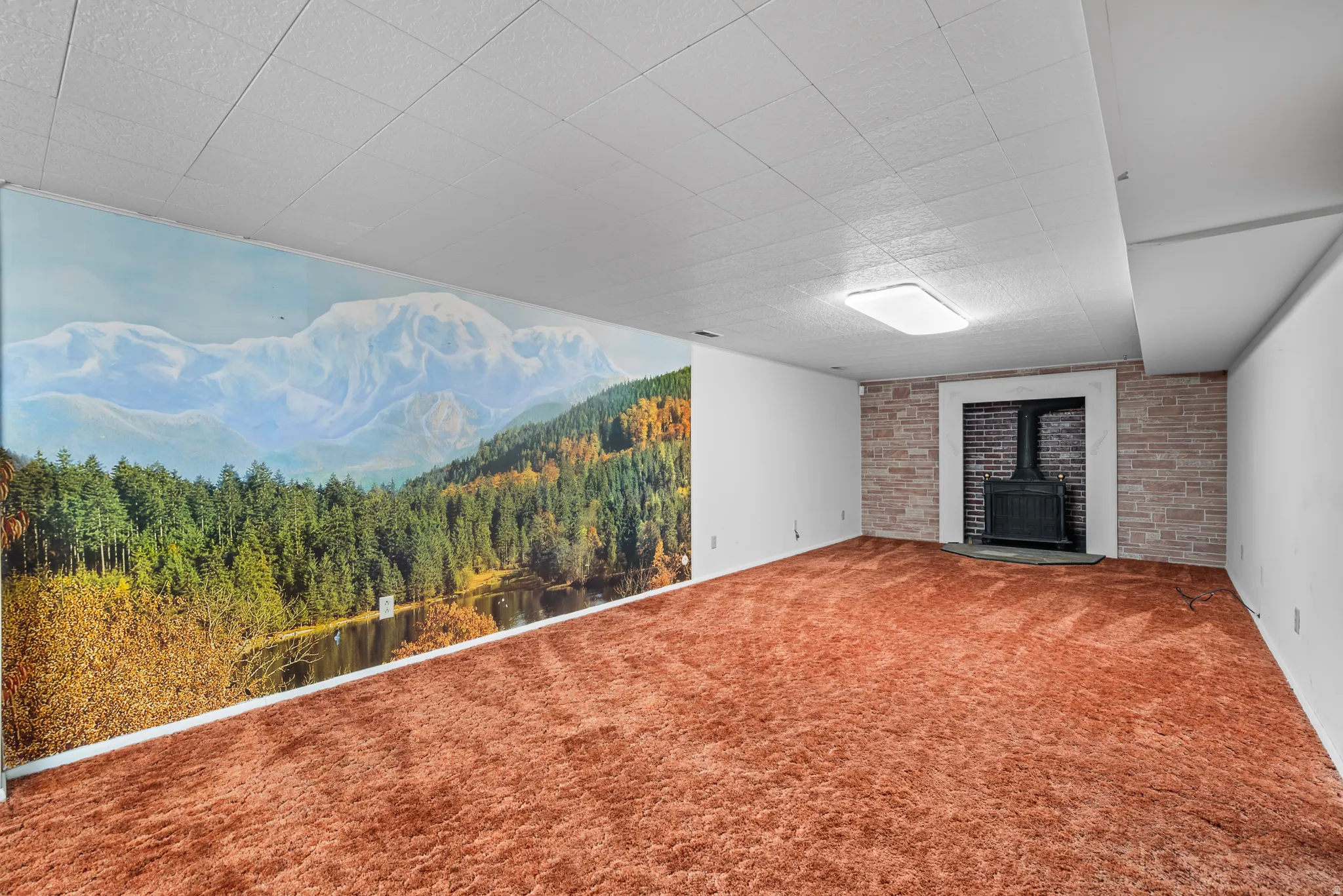 BASEMENT FAMILY ROOM IS GINORMOUS!