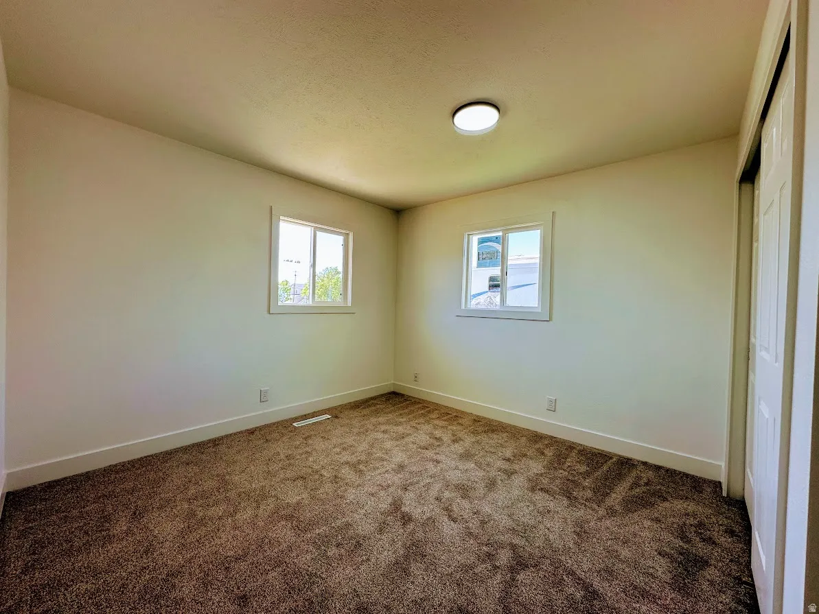 Neutral-toned walls with contrasting white trim