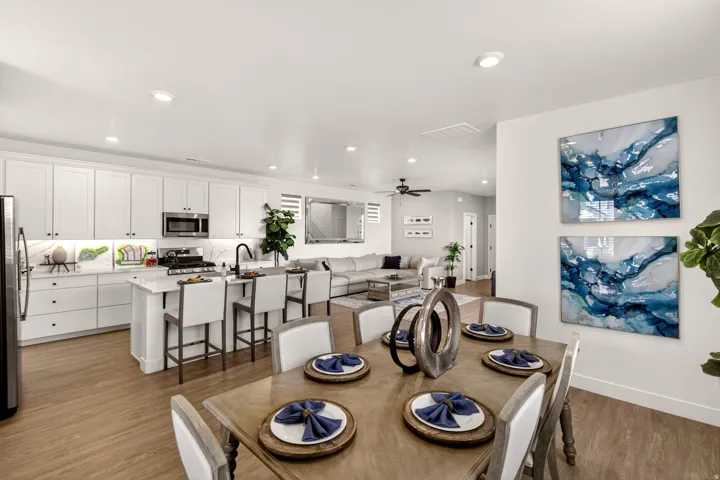 PHOTOS ARE OF A PREVIOUS MODEL HOME featuring the same floor plan and are provided for illustrative purposes only. Colors, finishes, fixtures, and selections may vary. Home will be delivered unfurnished.