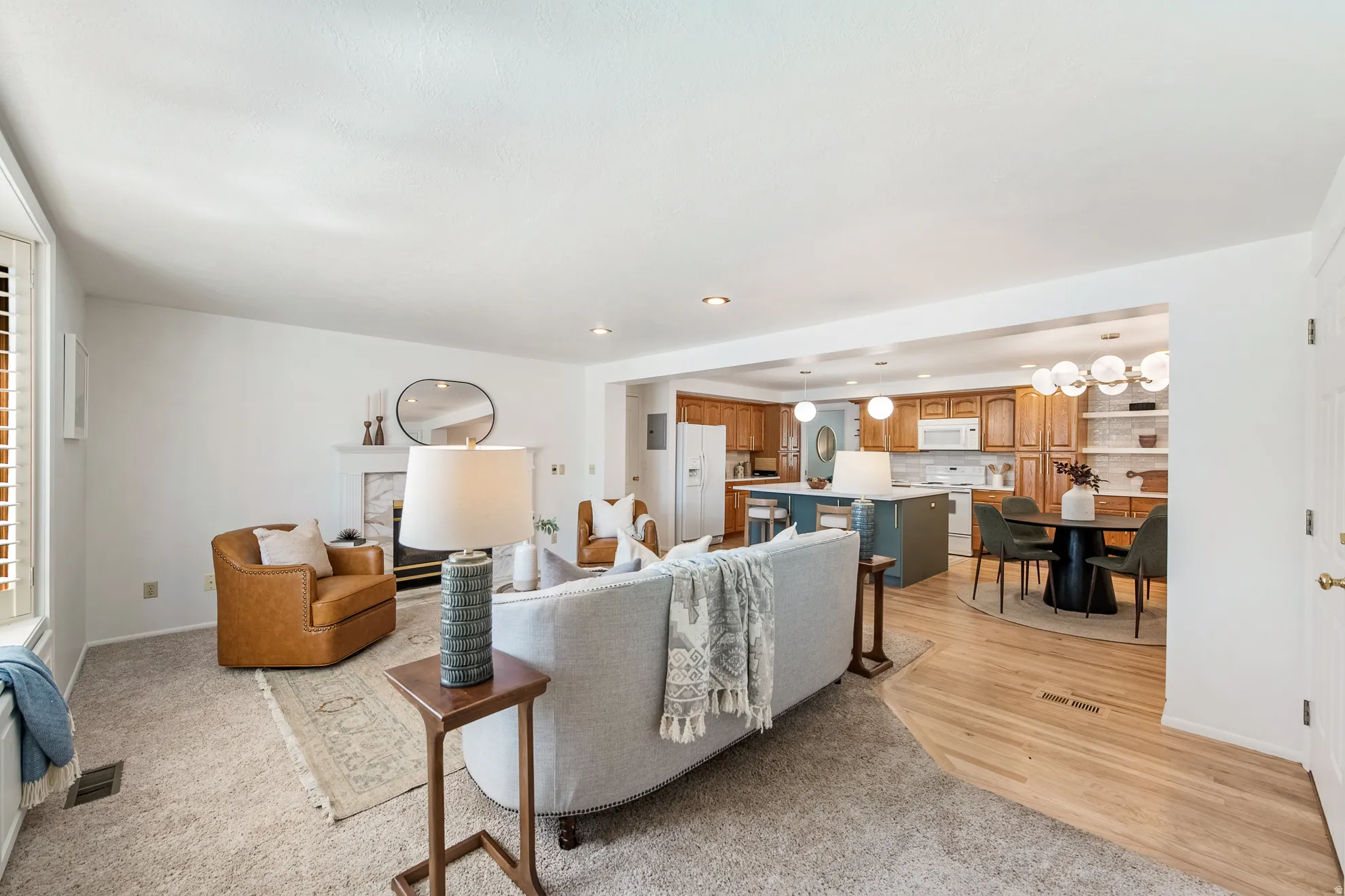 Beautiful open concept floor plan