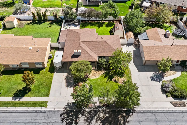 Areal view of property