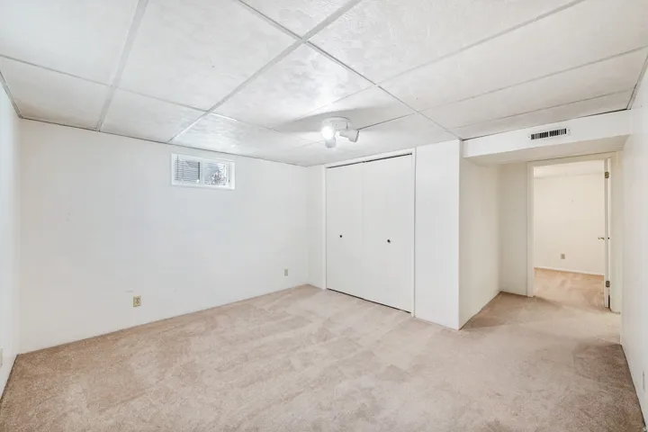 Large basement bedroom