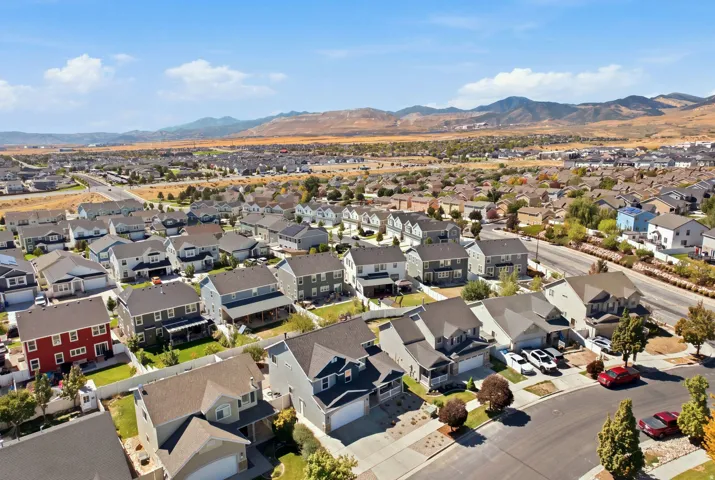 Expansive residential area with a clear street grid, featuring a range of single-family homes with varying architectural styles