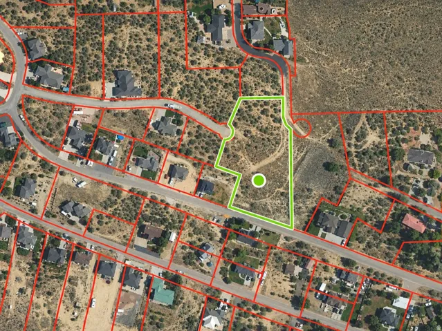 Plat Map. Illustrating the boundaries of the property within a larger land division