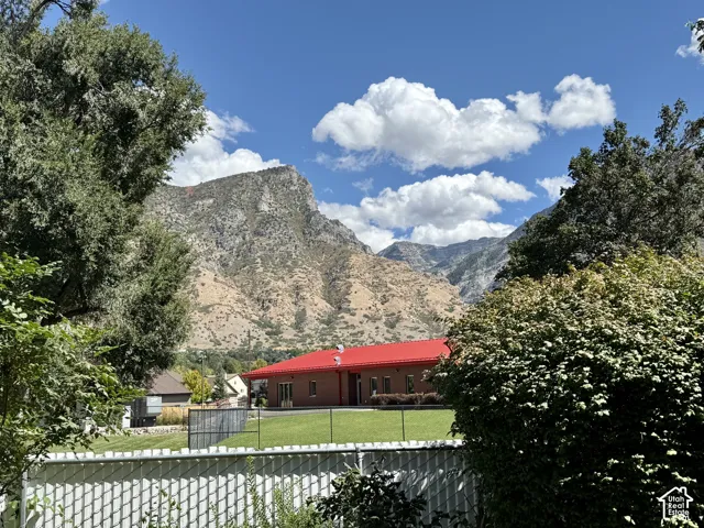 View from backyard patio