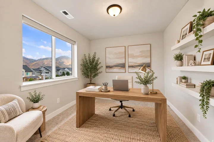 Virtually staged for decor ideas.