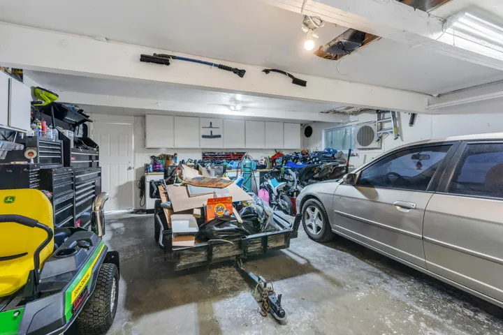 Attached 2-car garage
