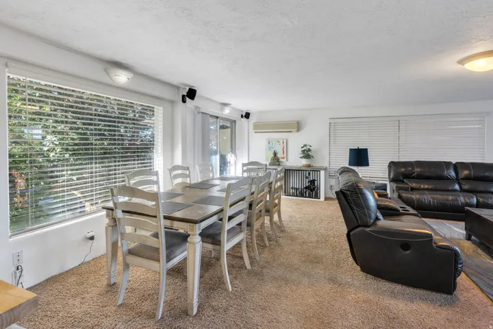 Separate dining space has room for large table and chairs