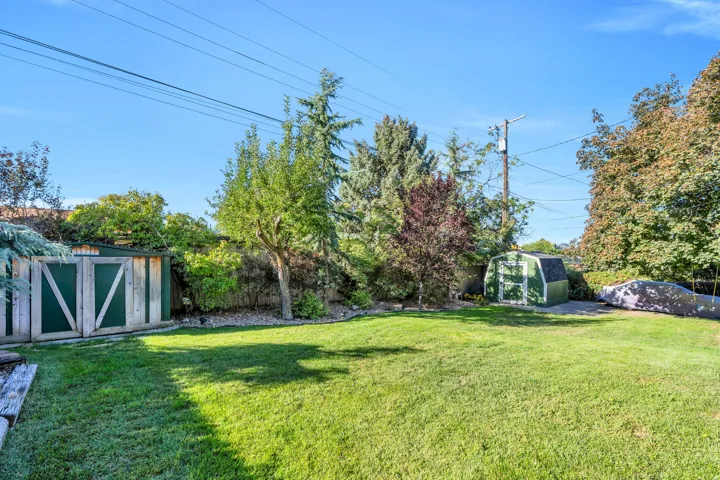 Two storage sheds