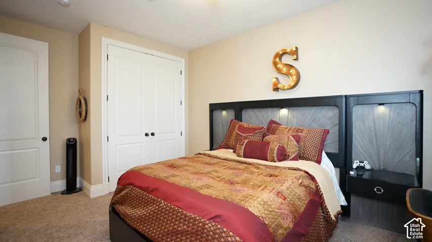 Built-in headboard with integrated lighting