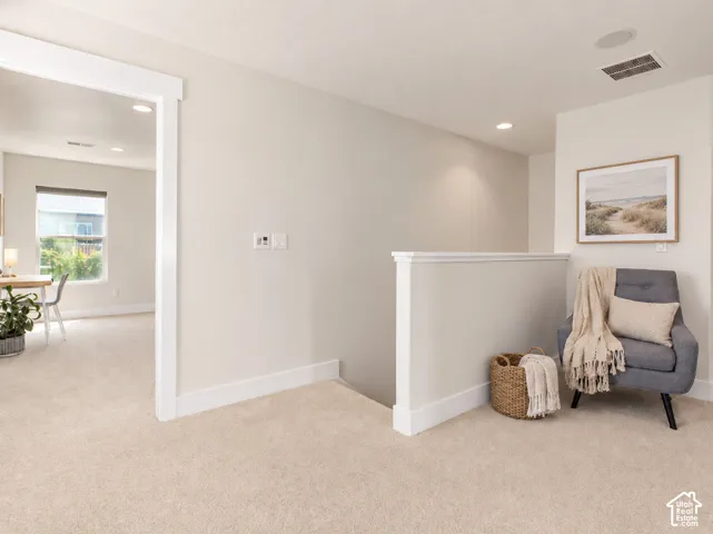 Oversize landing with room for a desk, play area or reading nook