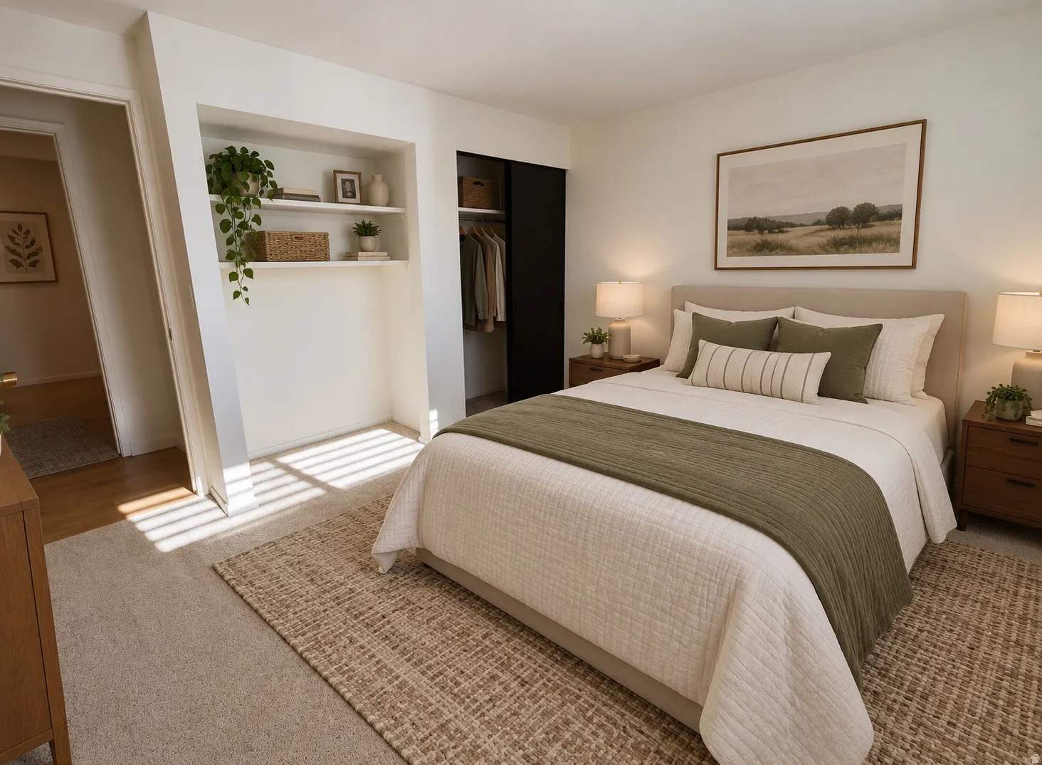 Bedroom 2 main floor (Virtually Staged to help you get an idea of what it would look like with furnishings).