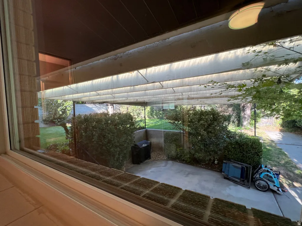 Rain or shine the covered ground-level patio is the perfect gathering or grilling space