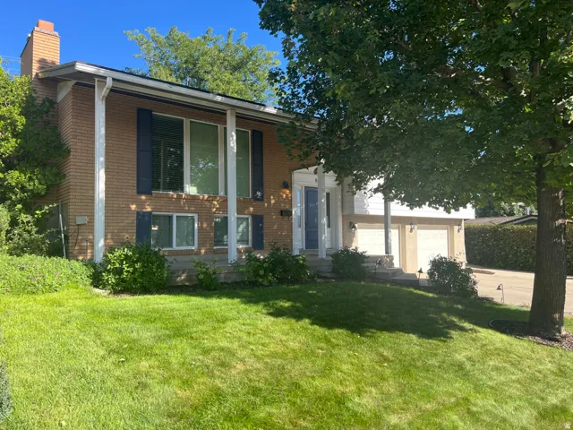 Classic front elevation of this lovely east-side American Fork home