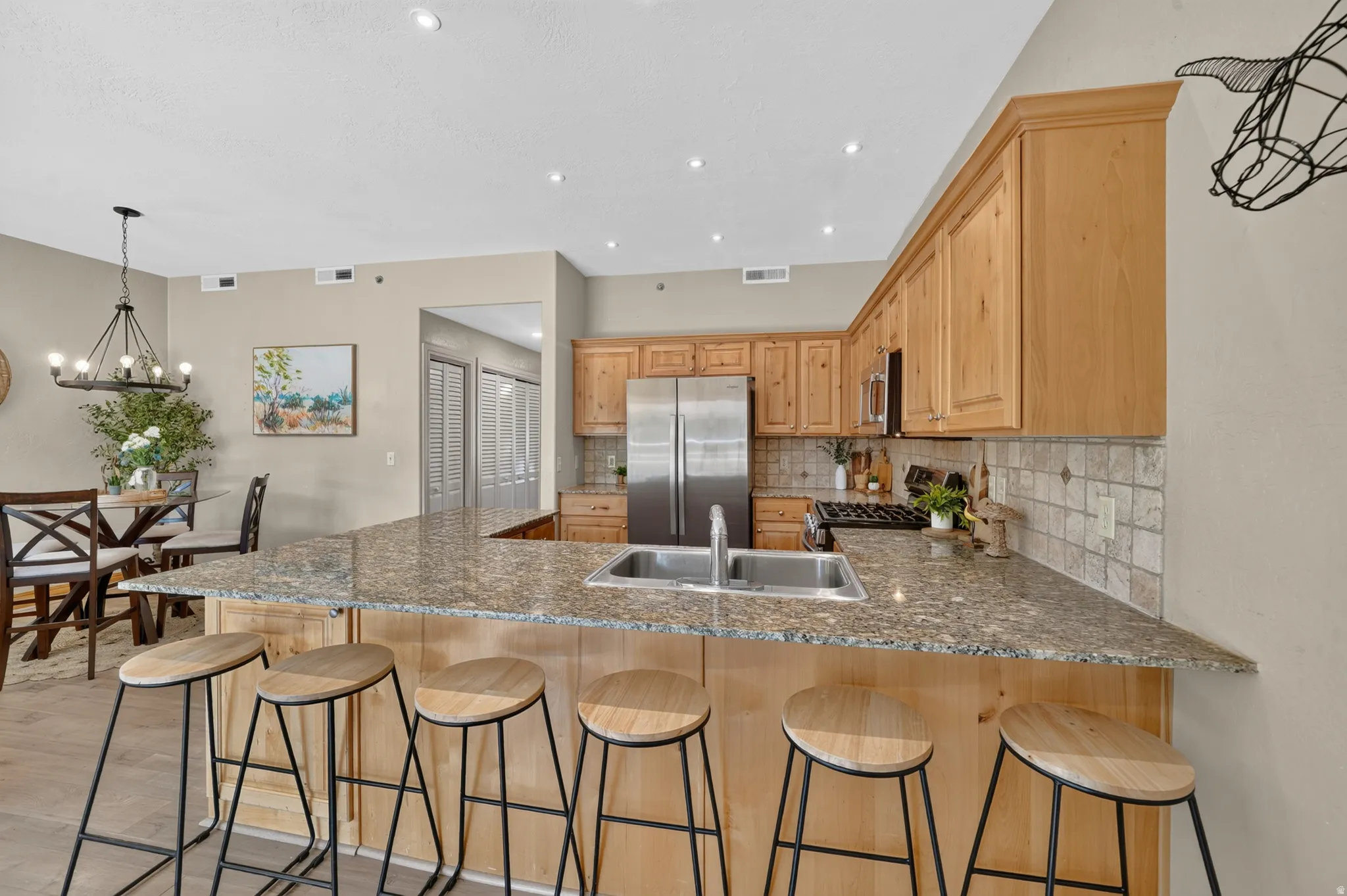 HUGE kitchen counter - granite