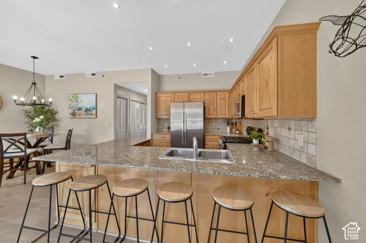 HUGE kitchen counter - granite