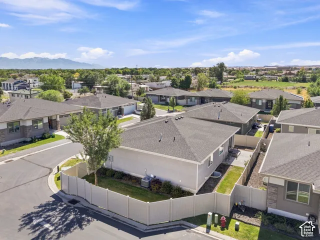 Property features a cul-de-sac location, private fenced yard, and a paved patio area