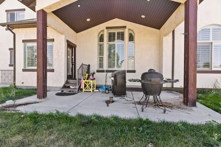 Back covered patio