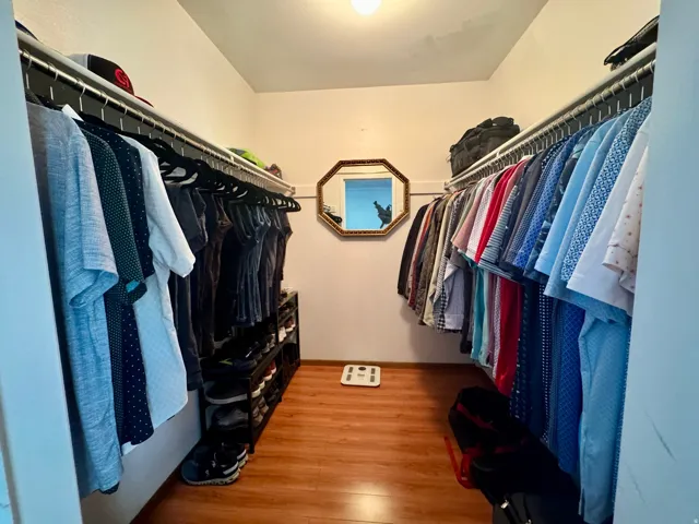 Walk-in closet in Bedroom 2