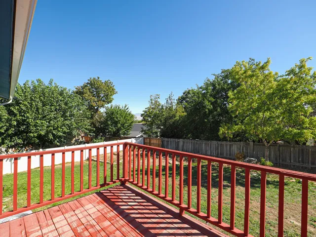 Deck with NE views.