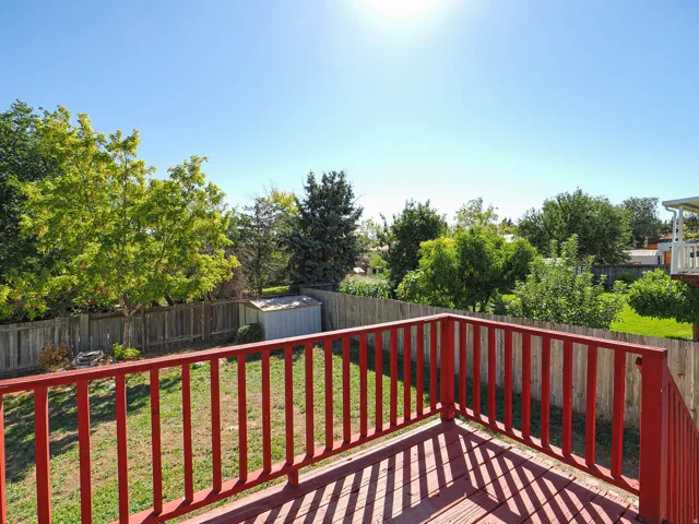 Deck with SE views.
