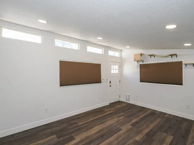 North facing heated and colled office.