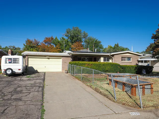 2 car garage with RV parking.