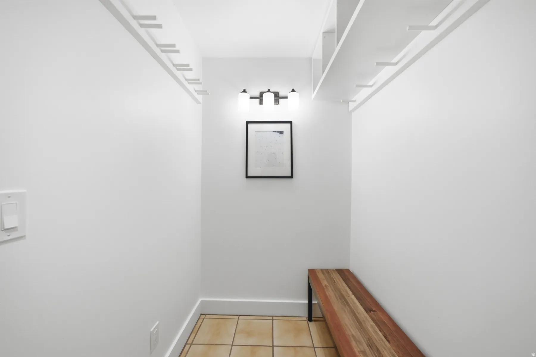 Mudroom with Closet and Separate lockout closet