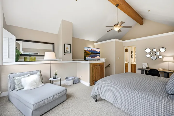 Oversized Primary Suite has room for sitting area